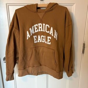 American Eagle Outfitters Women’s X-Small Brown Hoodie